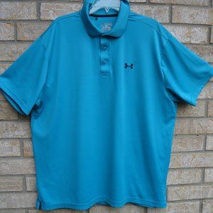 SIZE XXL. UNDER ARMOUR Heat gear golf polo shirt.